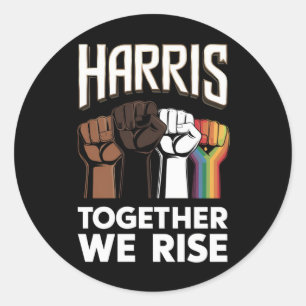 Harris 2024 Election LGBT Kamala Harris 2024 Classic Round Sticker