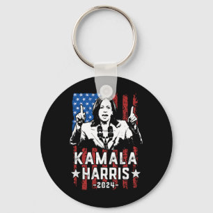 Harris 2024 Flag Kamala For President Usa Flag Har Key Ring
