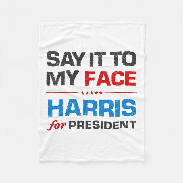 Harris 2024  fleece blanket (Front)