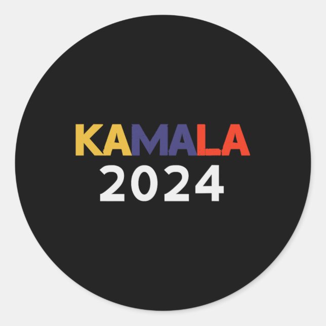 Harris 2024 For President  Classic Round Sticker (Front)