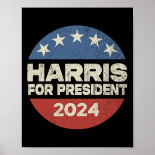 Harris 2024 For President Election Campaign 2 Poster