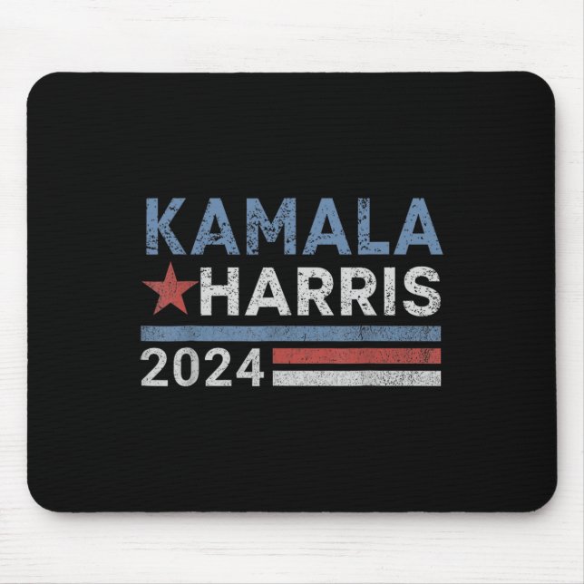 Harris 2024 For President Election Campaign  Mouse Pad (Front)