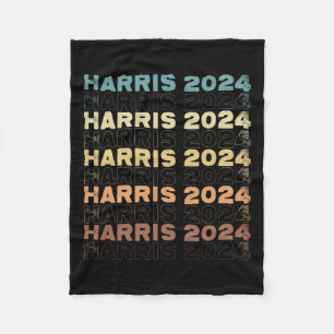 Harris 2024 For President Election Campaign Quote Fleece Blanket