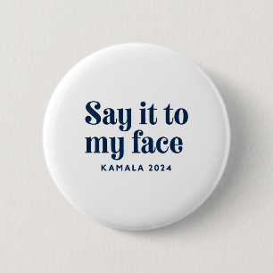 Harris 2024 Kamala Harris For President Election 2 6 Cm Round Badge