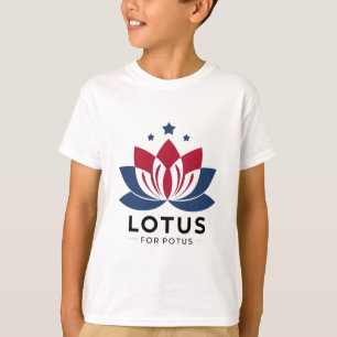Harris 2024 Lotus For Potus President Trend Electi T-Shirt