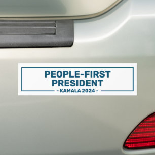 Harris 2024 People-first President Bumper Sticker