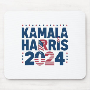 Harris 2024 Political Patriotic Statement Democrat Mouse Pad
