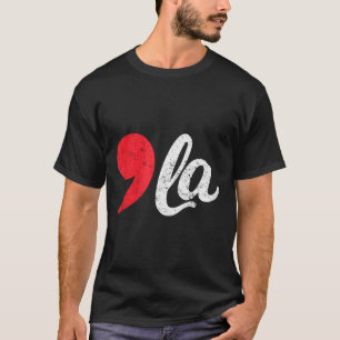 Harris 2024 President Distressed Comma La Funny 1 T-Shirt