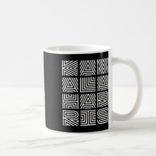 Harris 2024 Quilted Geometry Lettering  Coffee Mug