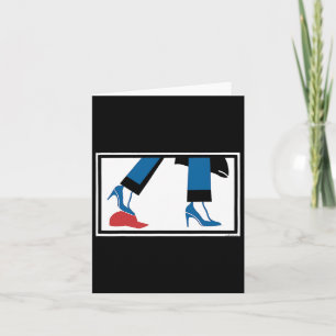 Harris 2024 Retro Comma La Red Hat Anti Trump Card