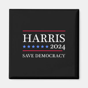 Harris 2024 Save Democracy For President 2024 Magnet