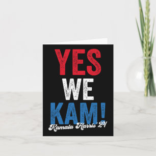 Harris 2024 Support I&#';m With Her Kamala Harris  Card