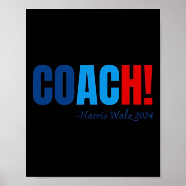 Harris 2024 Tim Wheimer Coach  Poster (Front)