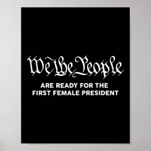 Harris 2024 We The People First Female President  Poster