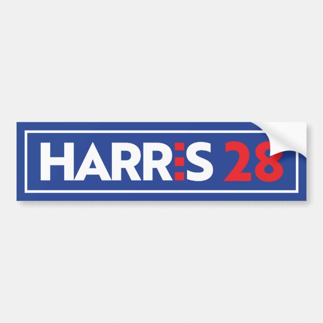 HARRIS 2028 BUMPER STICKER (Front)