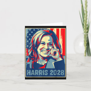 Harris 2028 Vote President Kamala Harris Election Card