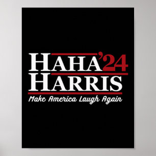 Harris 24 Make America Laugh Again  Poster