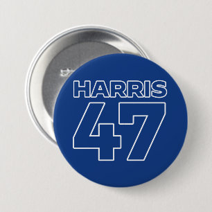 Harris 47 7.5 cm round badge