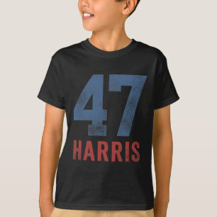 Harris 47 First Woman President For Girls And Teen T-Shirt