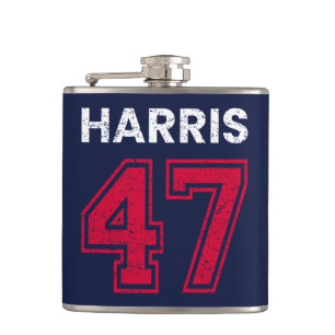 Harris 47 I - Kamala Harris For President Hip Flask