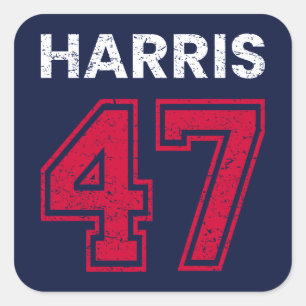 Harris 47 I - Kamala Harris For President Square Sticker