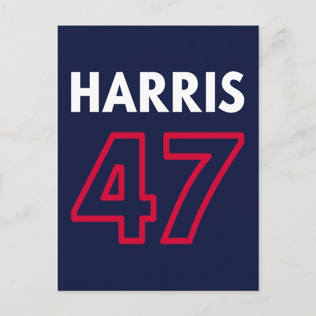 Harris 47 III - Kamala Harris For President Postcard (Front)