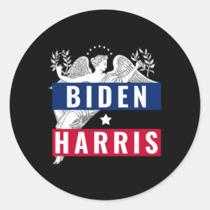 Harris American Flag Victory Classic Round Sticker