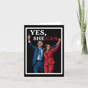Harris And Barack Obama Forward 2024 Election Card