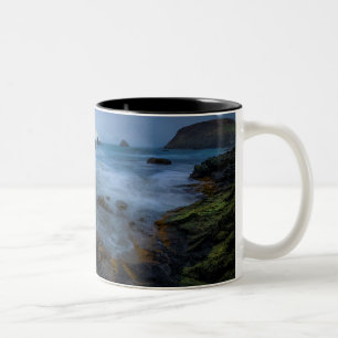 Harris Beach State Park Oregon Two-Tone Coffee Mug