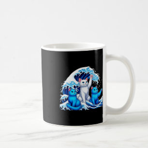 Harris Blue Cats Wave Funny For Cat Owners Kamala Coffee Mug