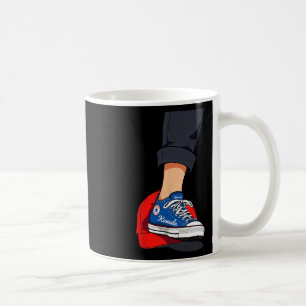 Harris Blue Stepping On Red Mega Hat  Coffee Mug