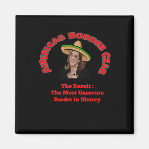 Harris Border Czar Funny Political T  Magnet