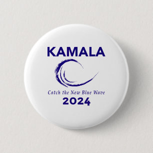 Harris Campaign 2024 6 Cm Round Badge