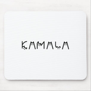 Harris Cat Lettering Positive Harris For President Mouse Pad