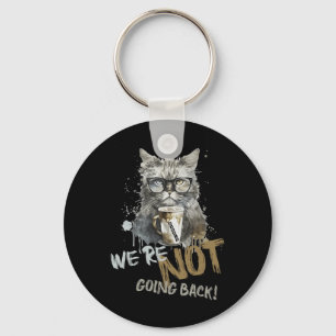 Harris Childless Cat Lady We're Not Going Back  Key Ring