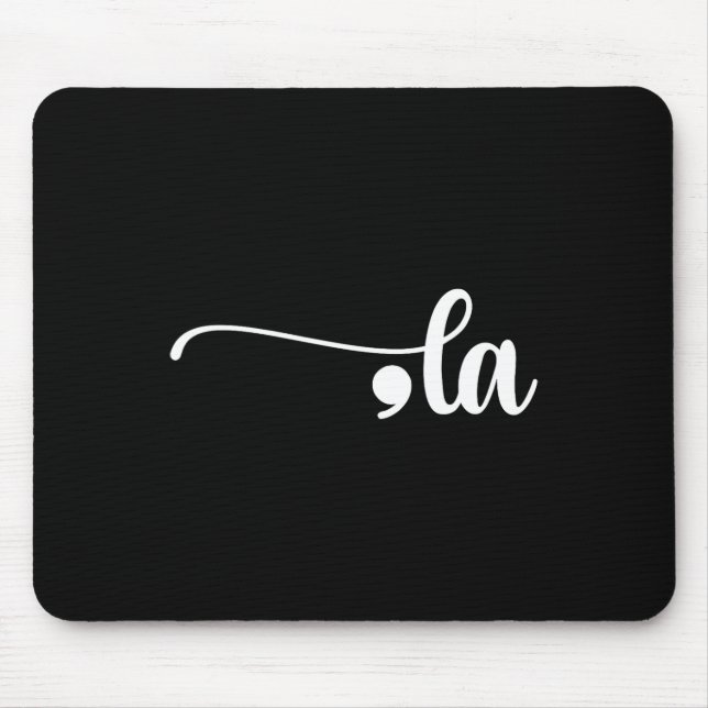 Harris Comma La Punctuation La  Mouse Pad (Front)