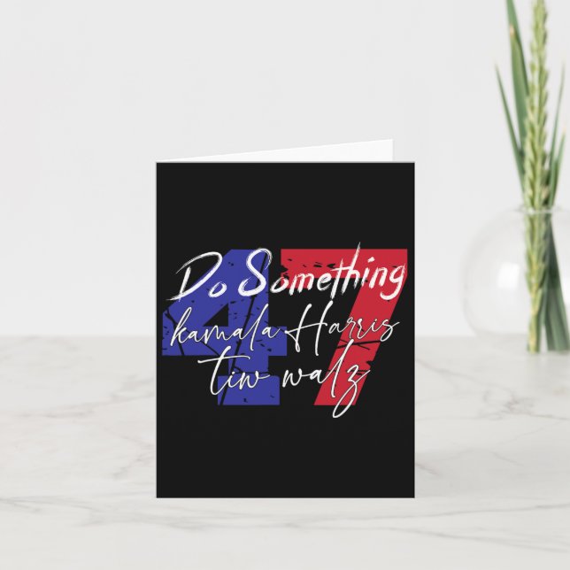 Harris Do Something Harris Wheimer Do Something 1  Card (Front)