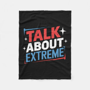 Harris Election Campaign Talk About Extreme Fleece Blanket