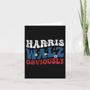 Harris For President 2024  Card