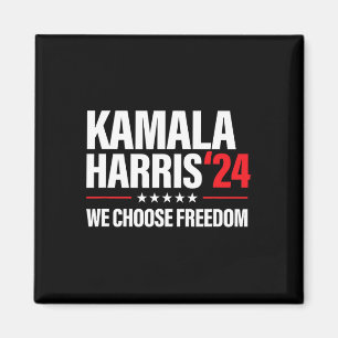 Harris For President 2024 Election We Choose Freed Magnet