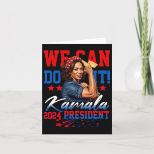 Harris For President 2024 We Can Do It!  Card