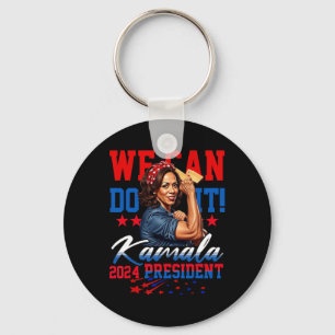 Harris For President 2024 We Can Do It! Key Ring