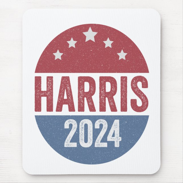 Harris For President Election Democrats American  Mouse Pad (Front)
