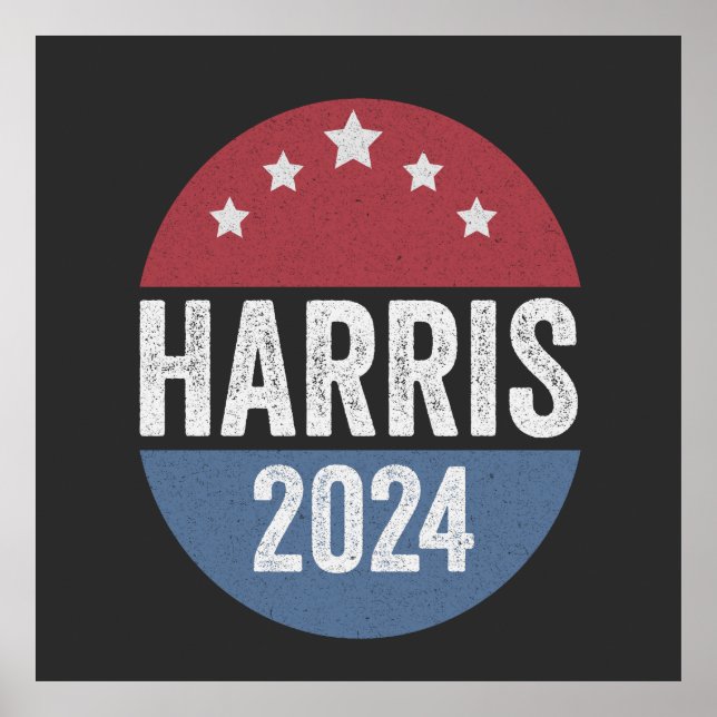 Harris For President Election Democrats American  Poster (Front)
