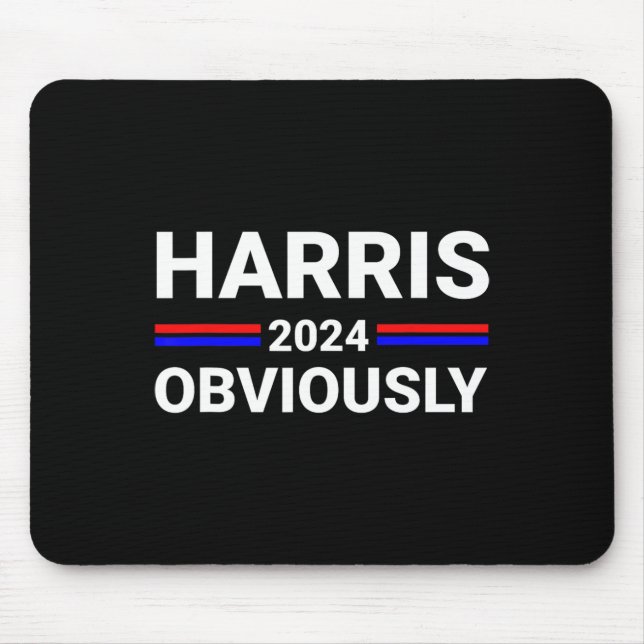 Harris For President Obviously 2  Mouse Pad (Front)