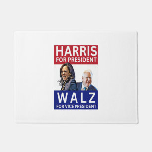 Harris For President Walz For Vice President Kamal Doormat