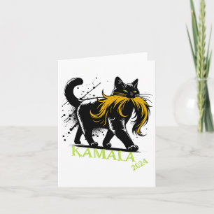 Harris Funny Retro Childless Cat Lady President 20 Card