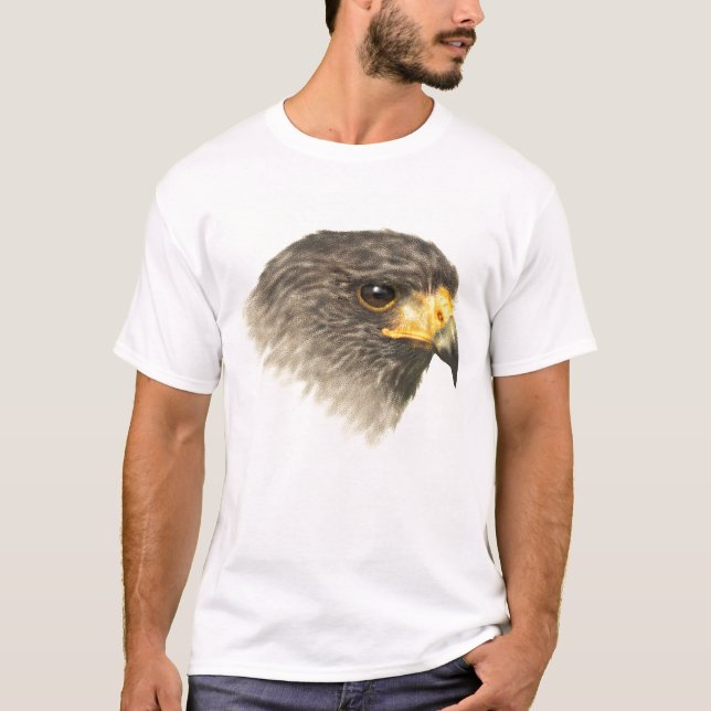 Harris Hawk - Mixed Medium T-Shirt (Front)