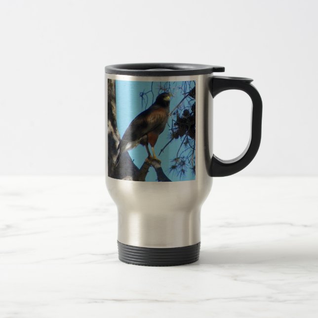 Harris Hawk Travel Mug (Right)