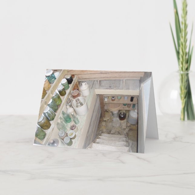 “Harris House Cellar” Get Well Card (Front)